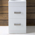 Oslo 44cm drawer base unit High Gloss White