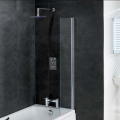 Bathguard 300 x 1400mm 6mm clear glass -