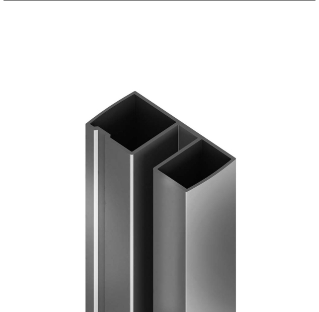 Volente 31mm extension profile Silver