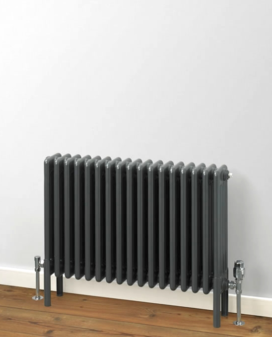 Rads 2 Rails Fitzrovia Anthracite Horizontal 2 column